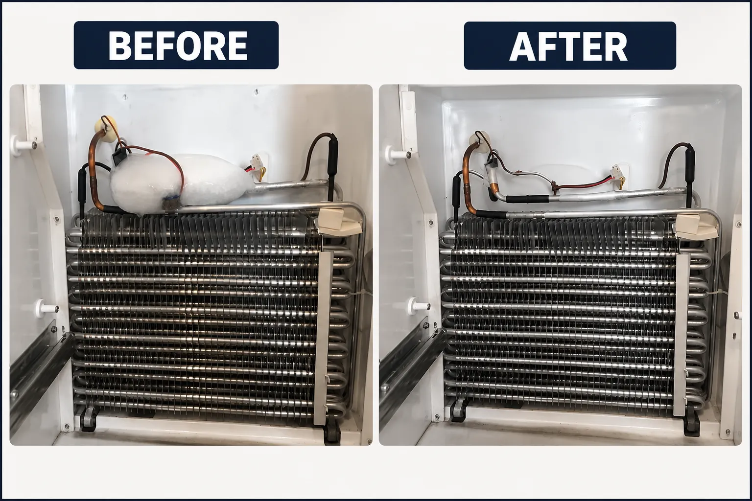 ice maker leakage removed
